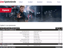 Tablet Screenshot of livespielstaende.com